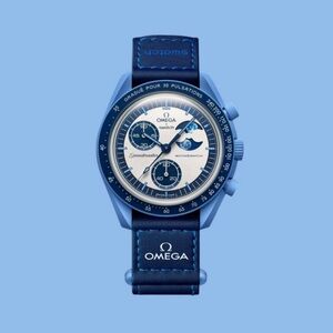 NWT Swatch X Omega Mission To The Super Blue Moonphase Watch